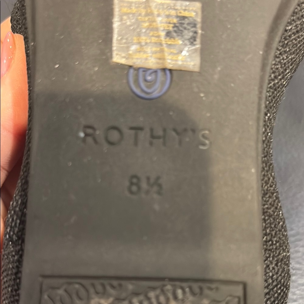 Rothy's Black and Blue Flats - Picture 2 of 2